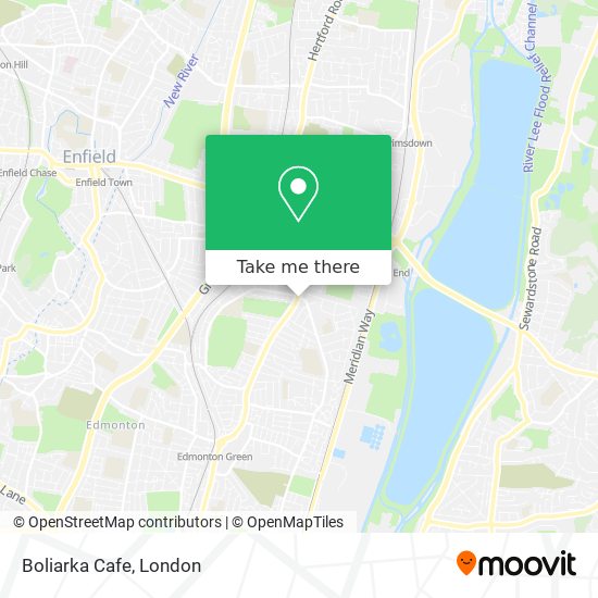 Boliarka Cafe map
