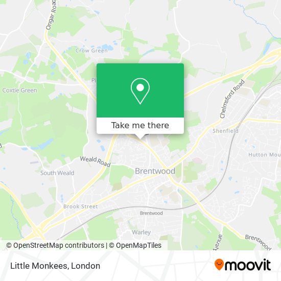 Little Monkees map