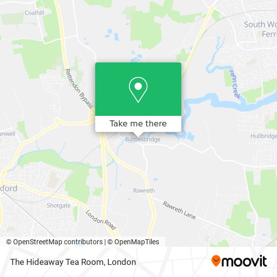 The Hideaway Tea Room map