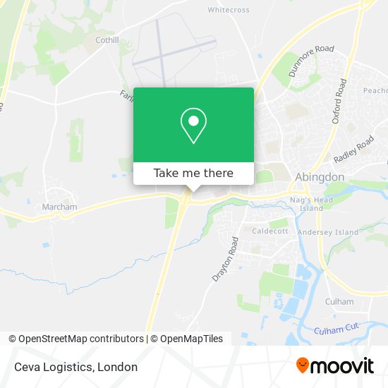 Ceva Logistics map