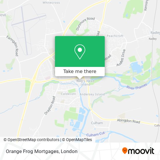 Orange Frog Mortgages map