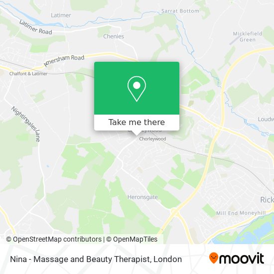 Nina - Massage and Beauty Therapist map
