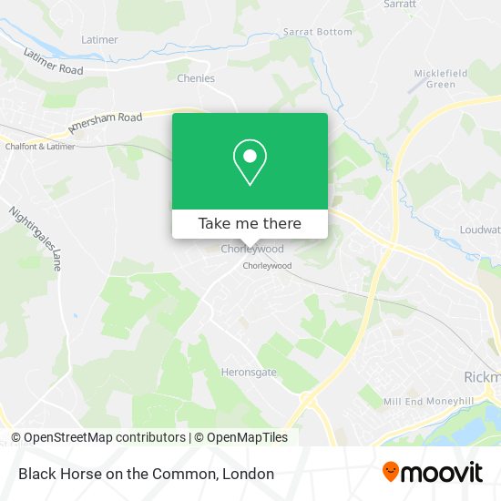 Black Horse on the Common map