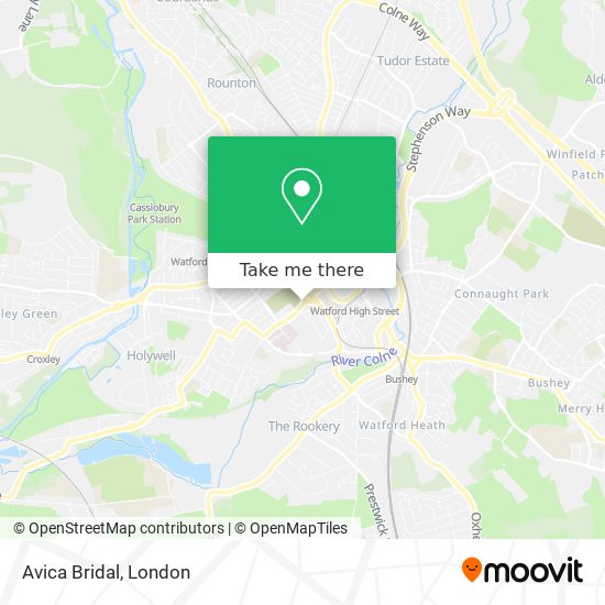 Avica Bridal map