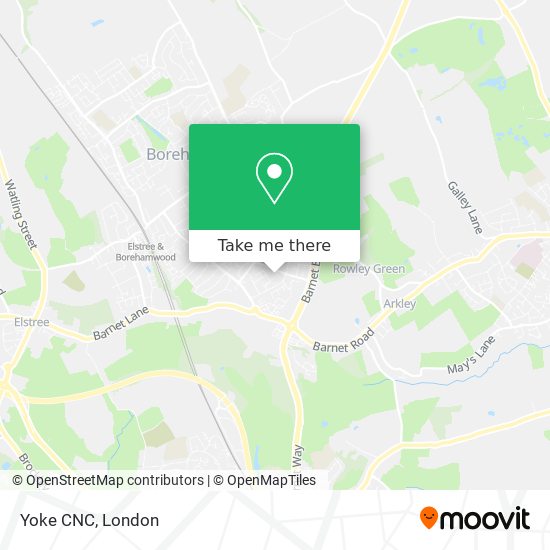 Yoke CNC map