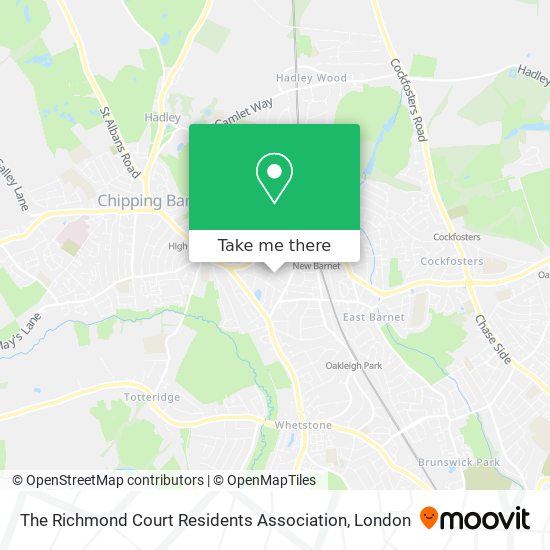 The Richmond Court Residents Association map