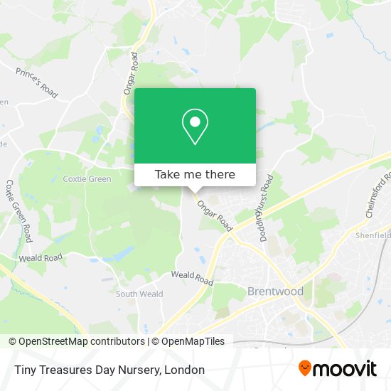 Tiny Treasures Day Nursery map