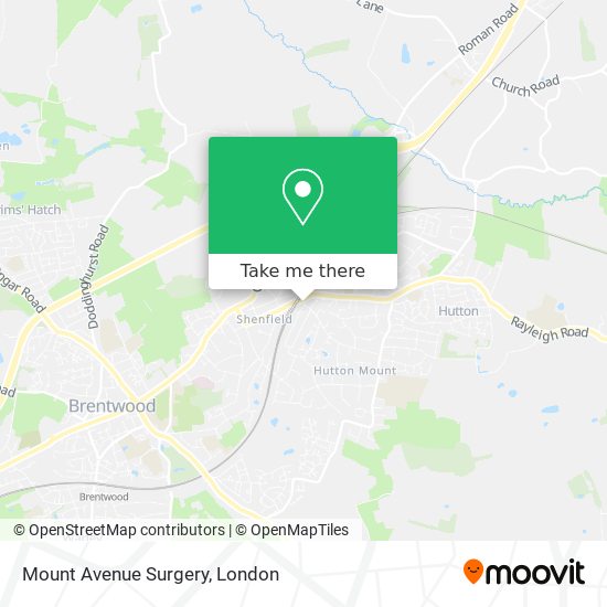Mount Avenue Surgery map