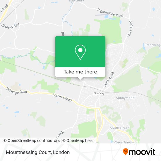Mountnessing Court map