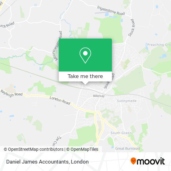 Daniel James Accountants map