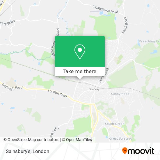 Sainsbury's map