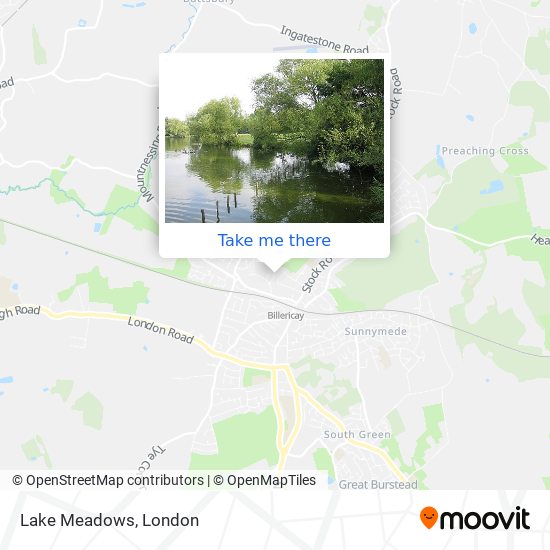 Lake Meadows map