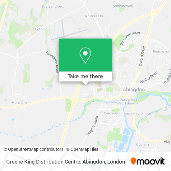 Greene King Distribution Centre, Abingdon map