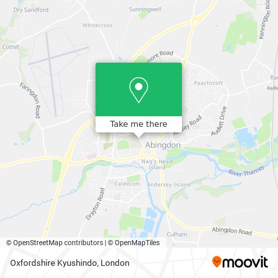 Oxfordshire Kyushindo map