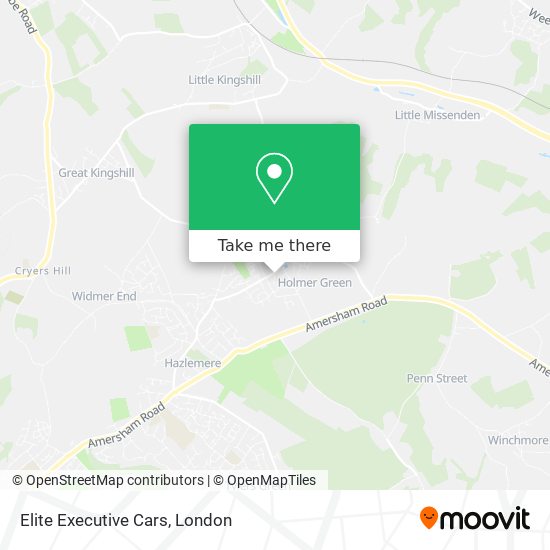 Elite Executive Cars map