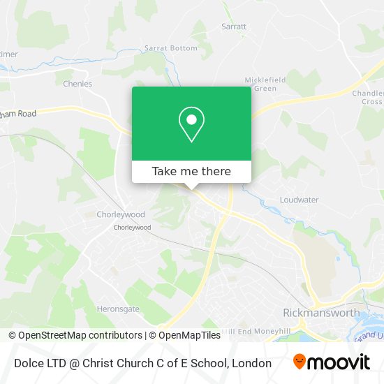 Dolce LTD @ Christ Church C of E School map