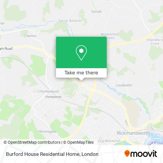 Burford House Residential Home map