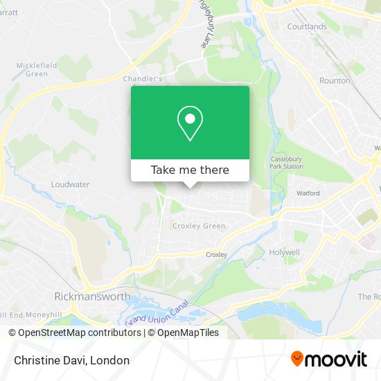 Christine Davi map