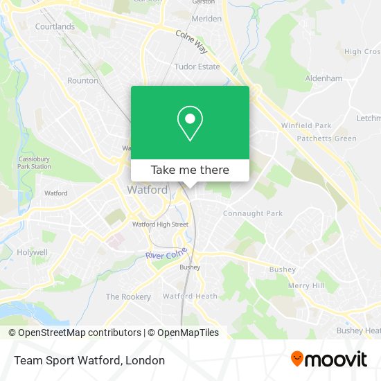 Team Sport Watford map