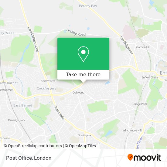Post Office map