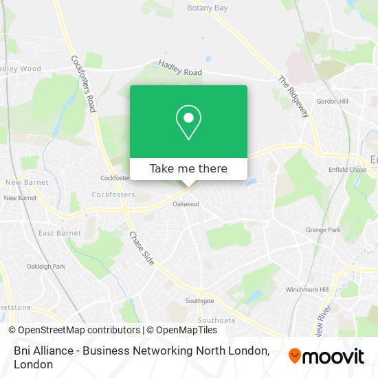Bni Alliance - Business Networking North London map
