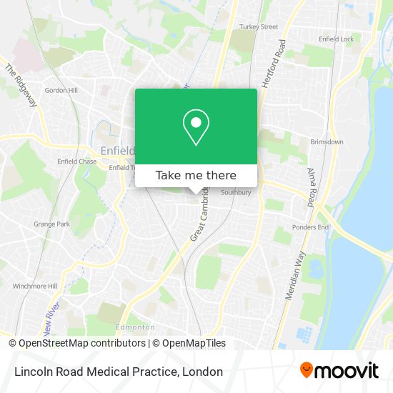 Lincoln Road Medical Practice map