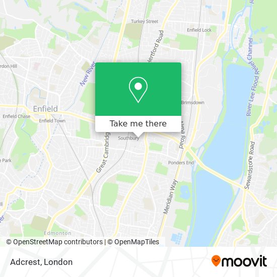 Adcrest map