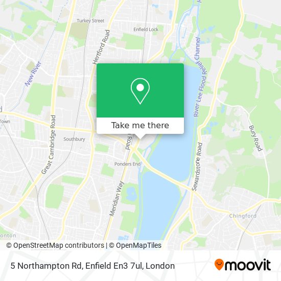 5 Northampton Rd, Enfield En3 7ul map