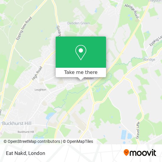 Eat Nakd map