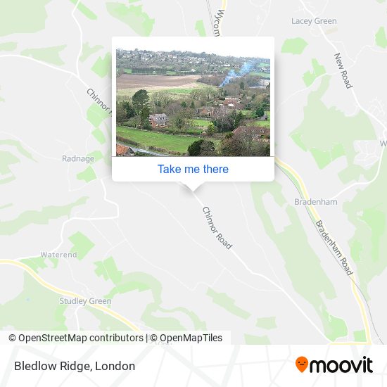 Bledlow Ridge map