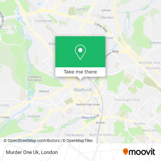 Murder One Uk map