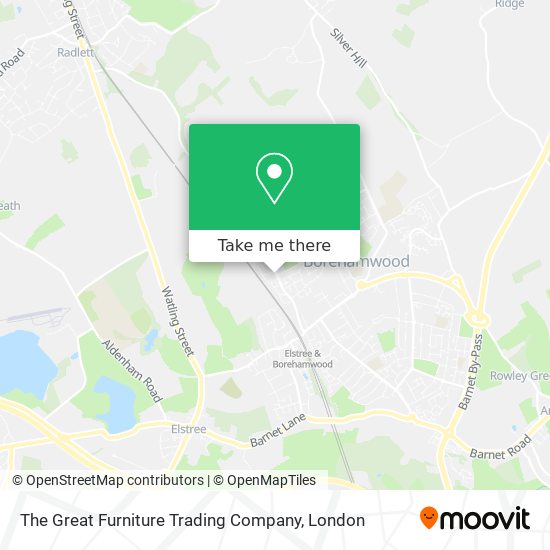 The Great Furniture Trading Company map