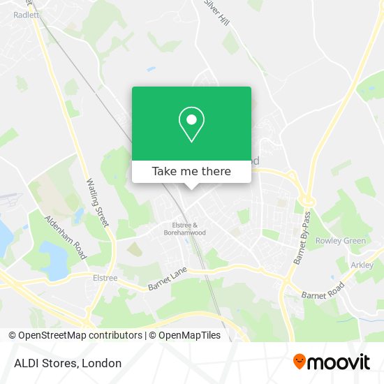 ALDI Stores map