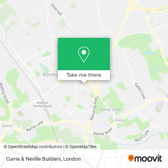 Currie & Neville Builders map