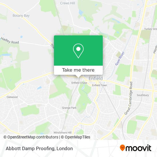Abbott Damp Proofing map