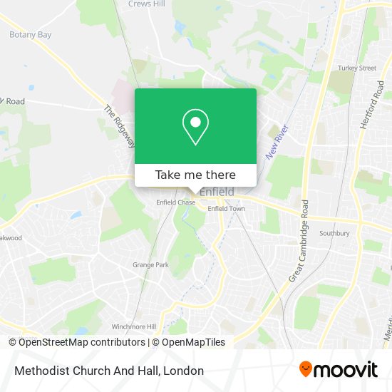 Methodist Church And Hall map