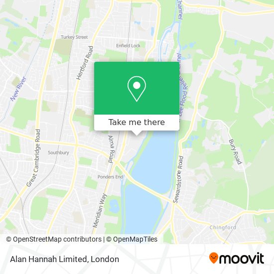 Alan Hannah Limited map