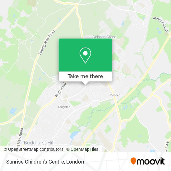 Sunrise Children's Centre map