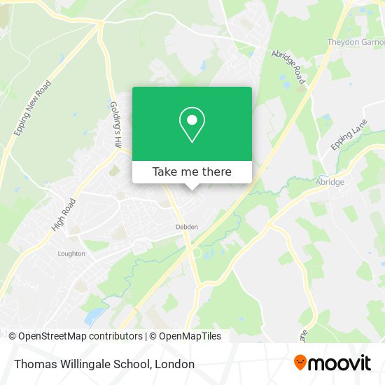 Thomas Willingale School map