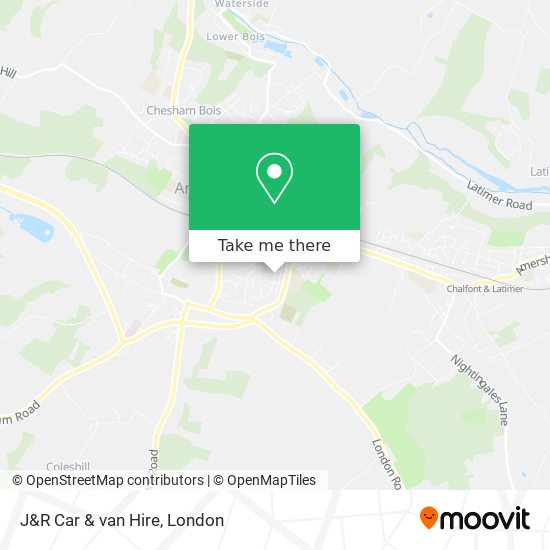 J&R Car & van Hire map