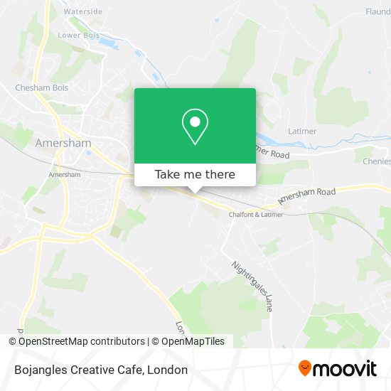Bojangles Creative Cafe map