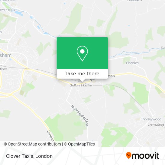 Clover Taxis map