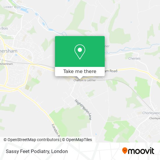 Sassy Feet Podiatry map