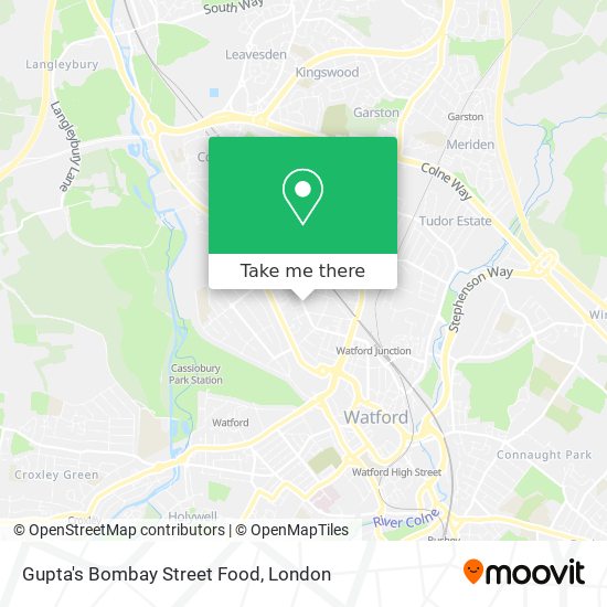 Gupta's Bombay Street Food map