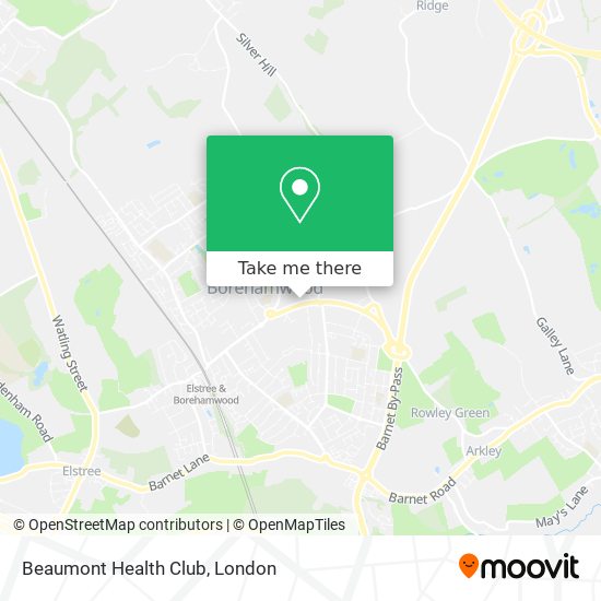 Beaumont Health Club map