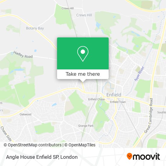 Angle House Enfield SP map