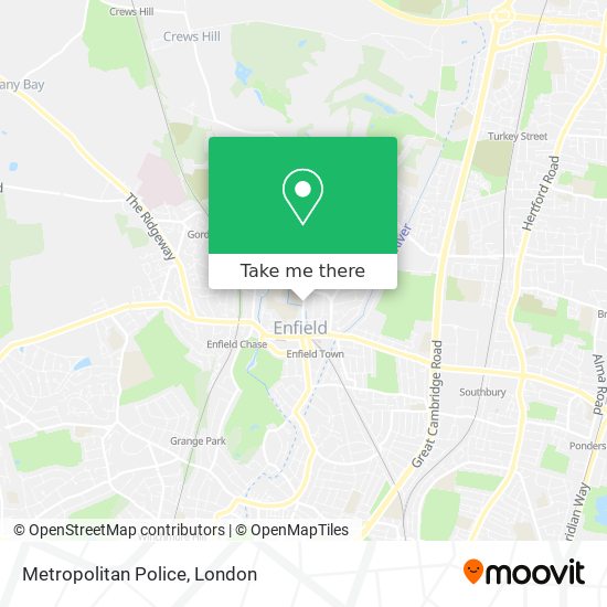 Metropolitan Police map