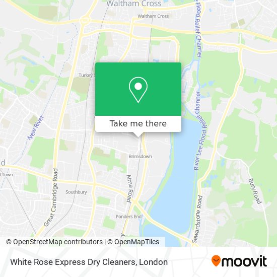 White Rose Express Dry Cleaners map