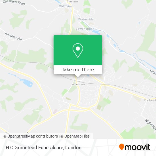 H C Grimstead Funeralcare map