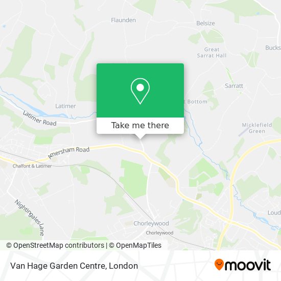 Van Hage Garden Centre map